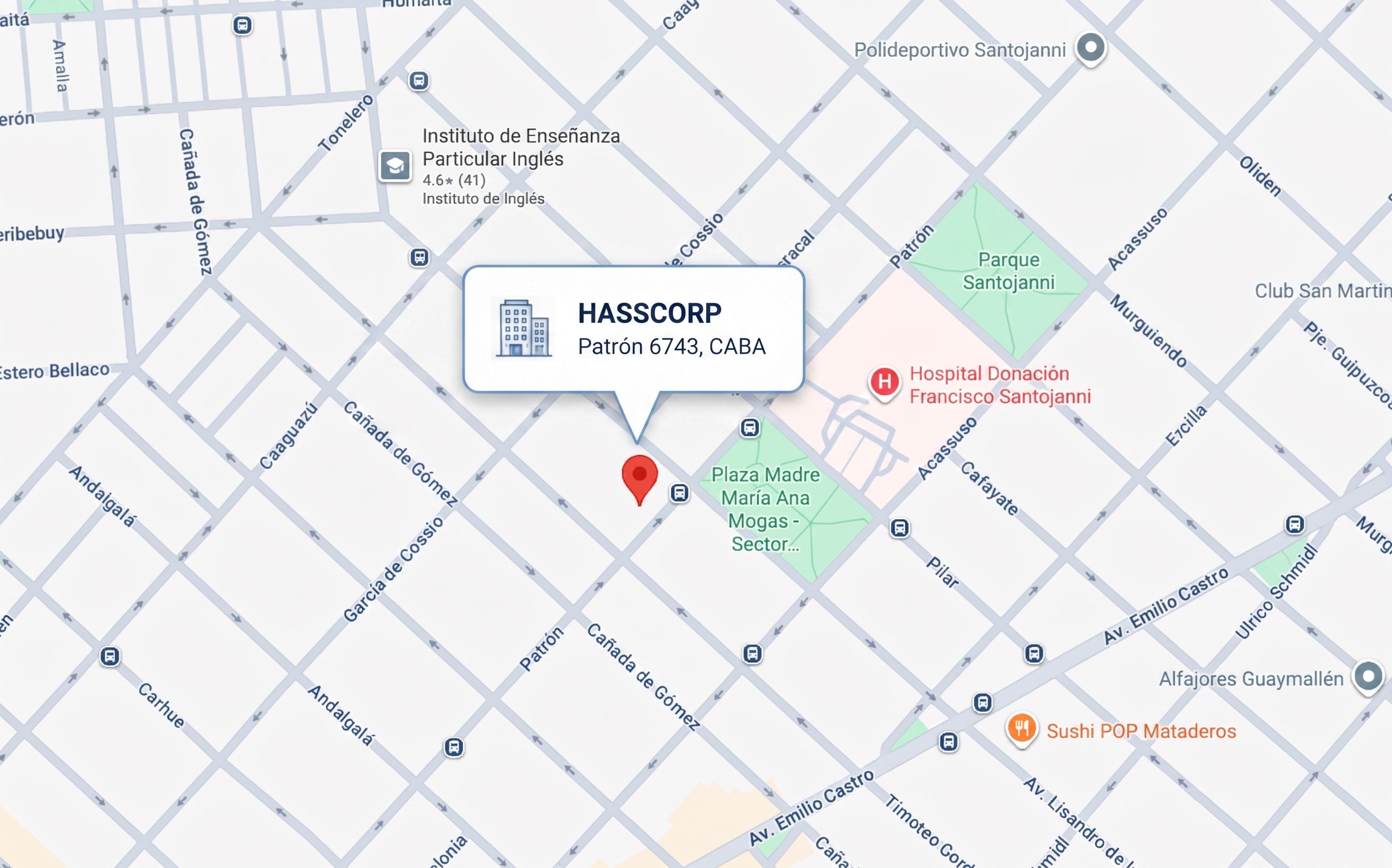 Ubicación de Hasscorp
